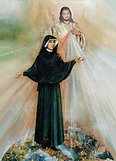 Święta Siostra Faustyna - obraz kanonizacyjny